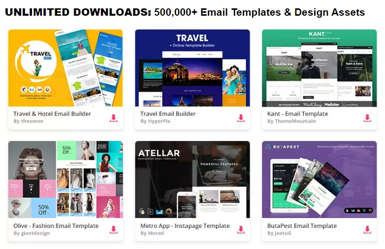 templates in email marketing