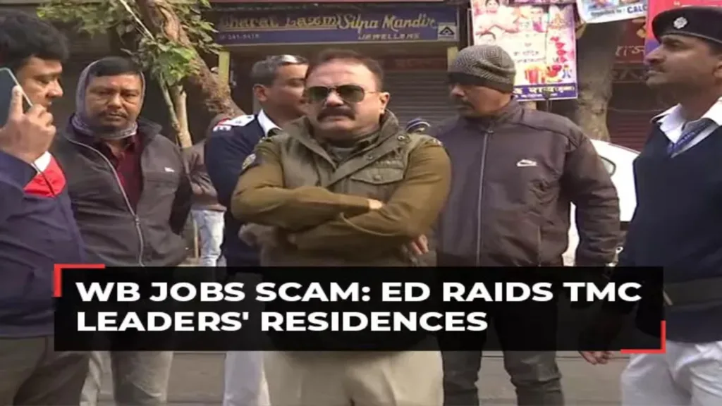 Sujit Bose ED raid on Municipal Jobs Scam Allegations 