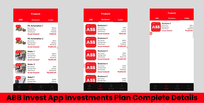 ABB INVEST Earning App Review: Complete Investments Plans Details