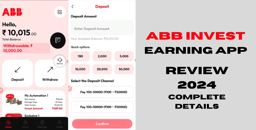 ABB INVEST Earning App Review: Real or Fake? 