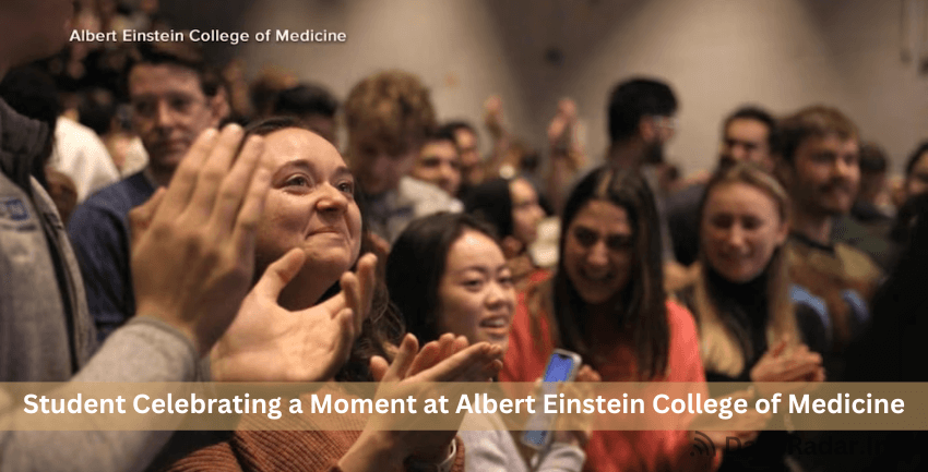 $1 billion donation to the Bronx Medical School: Student Celebrating a Moment
