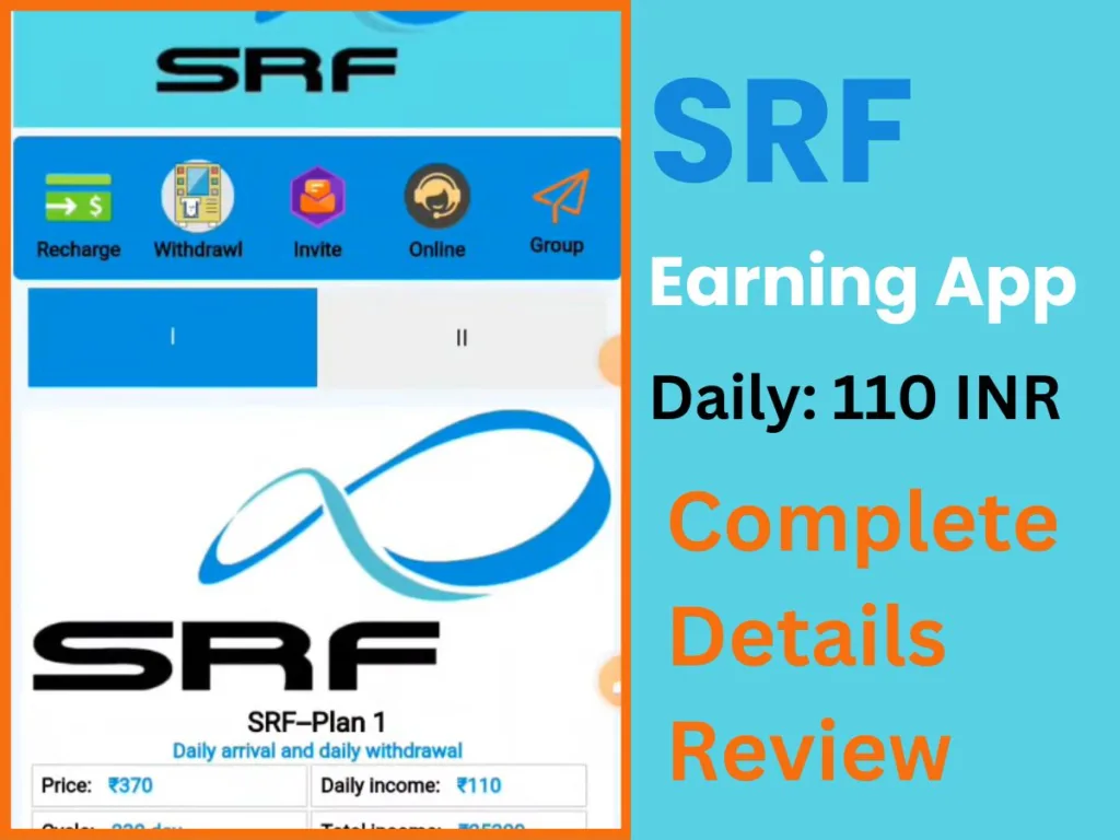 SRF Earning App Review, SRF Real or Fake?