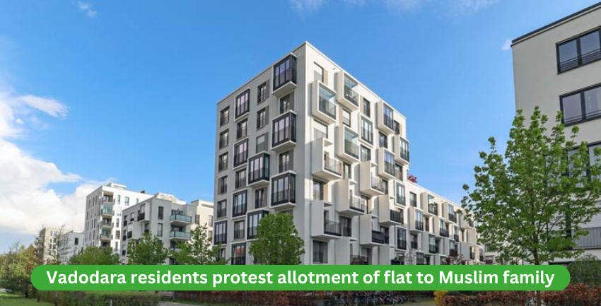Residents Oppose Allotment of Flat to Muslim Woman